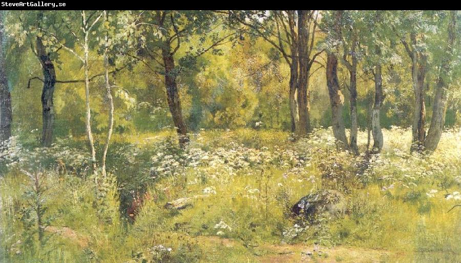 Ivan Shishkin Grassy Glades of the Forest